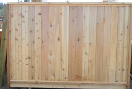 #1 6x8 Solid Cedar Fence Panel