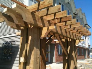 Red Cedar Pergola - Cedar for Building Materials