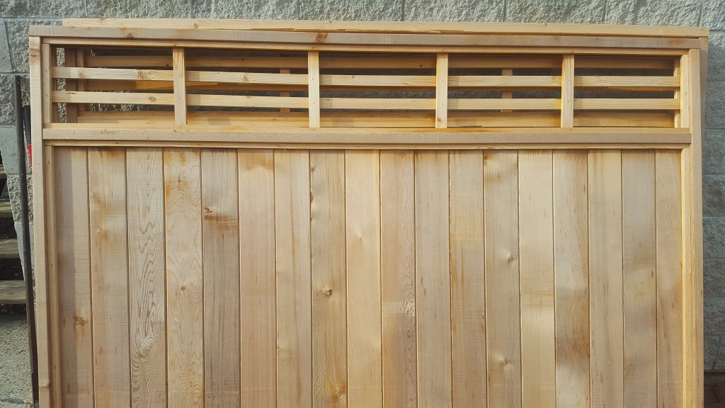 Venetian Cedar Fence Panel