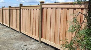 Custom Cedar Fence Panel - Rugged Overlap