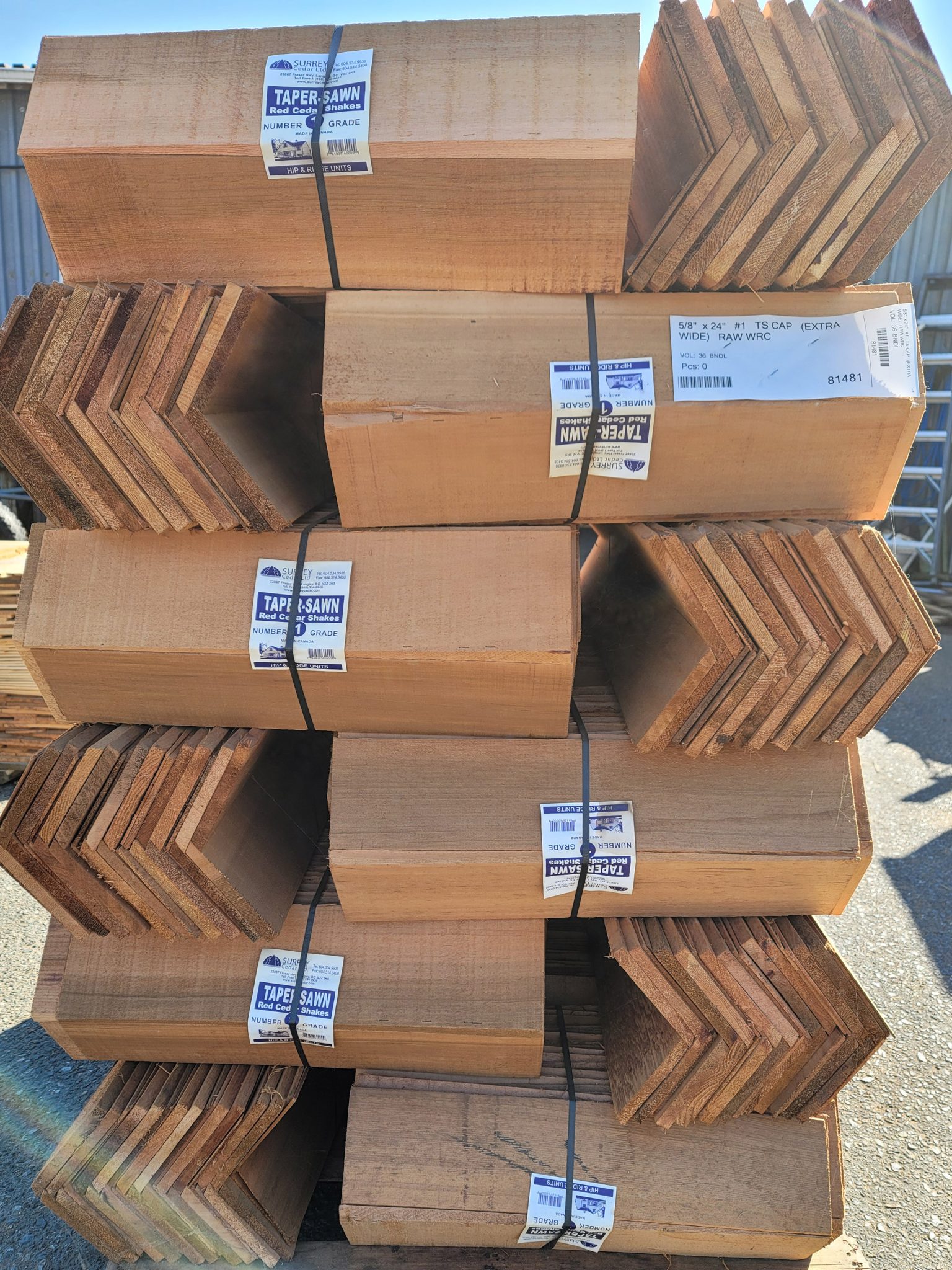 Cedar Hip & Ridge Caps